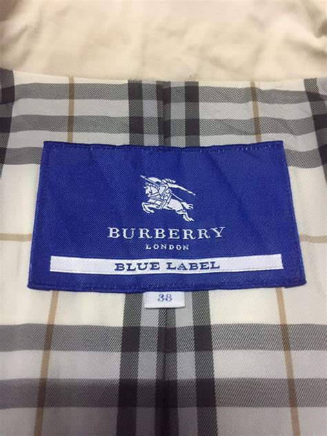 burberry london blue label logo